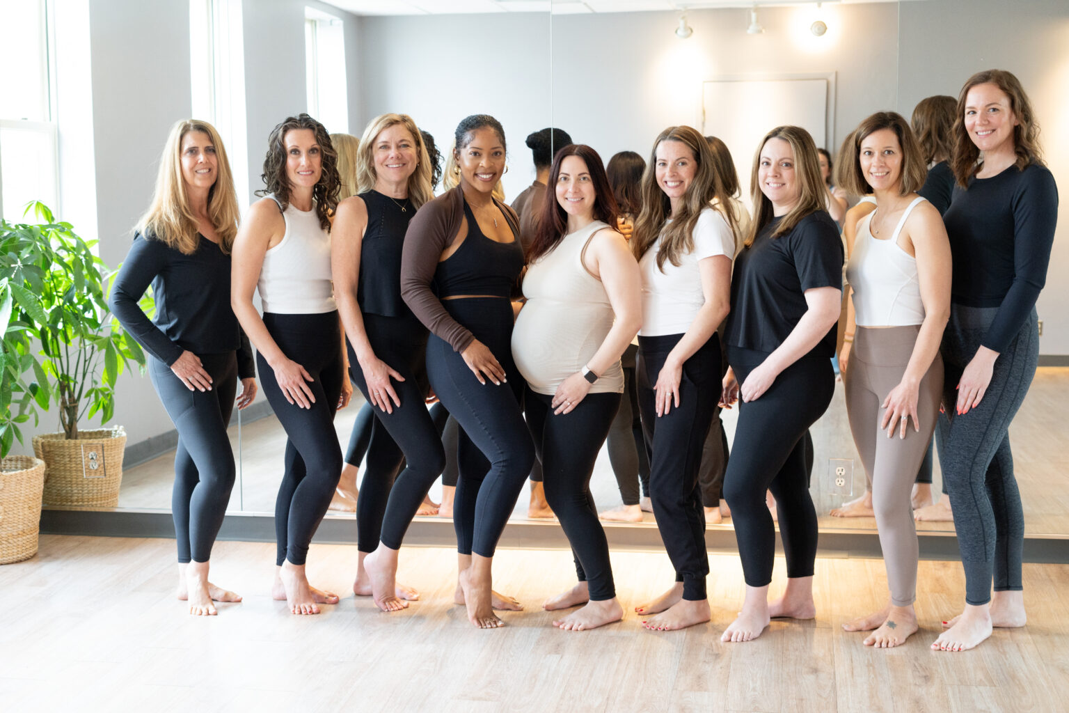 Certified instructors at Shyft, a Naperville Pilates studio specializing in Reformer and Mat classes